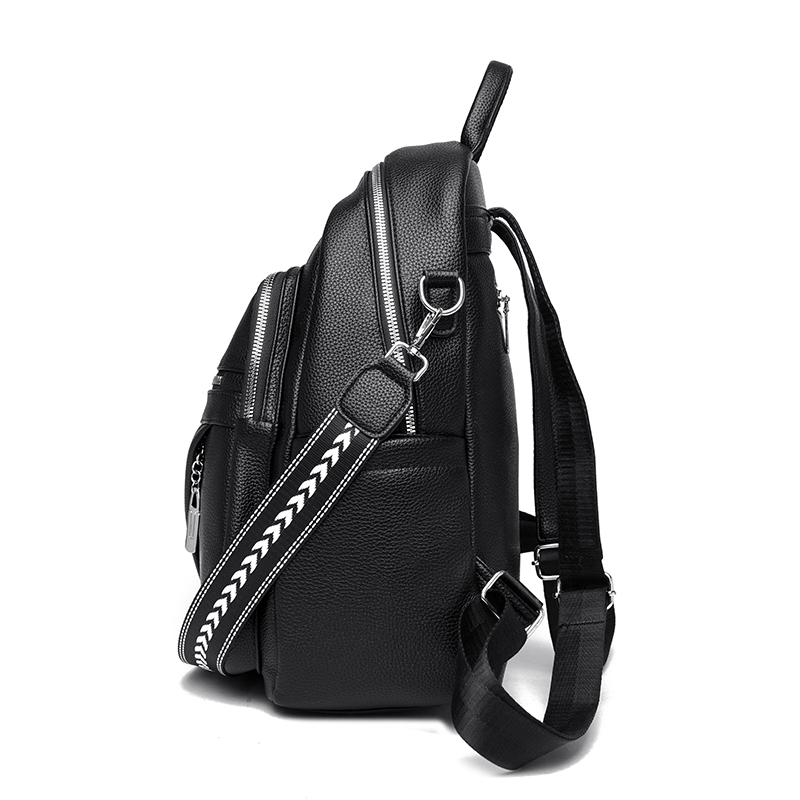 PU Backpack Women's Large Capacity Travel Backpack Multi-function Shoulder Bag
