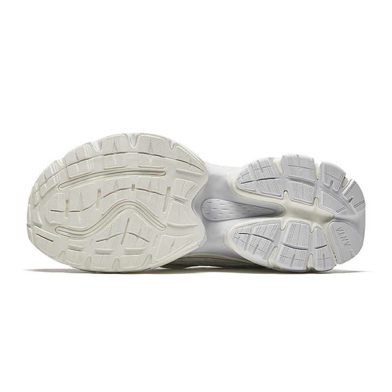 New Anta Slip Resistant And Breathable Low Top Chunky Sneakers Men's White Silver 912418880-6