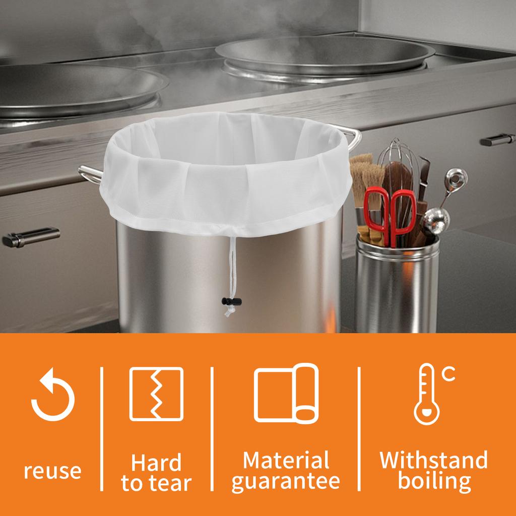 Sojamilchwein Bier Filterbeutel Nussmilchbeutel Tee Kaffee Öl Joghurt Filternetz Gaze Küche Lebensmittel Feines Netz Siebbeutel Sieb