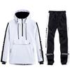 Unisex Couples' Ski Hoodie Set: Warm, Thickened Snowboard Suit for Men and Women.