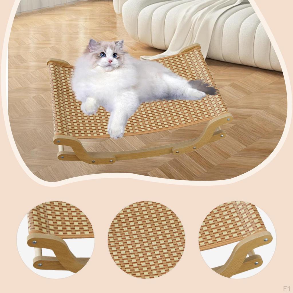 Lit Griffoir pour Chats d'Intérieur Animaux de Compagnie Prévient les Dommages aux Meubles Activité Fauteuil Longue Robuste