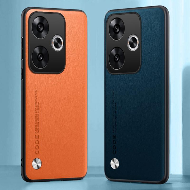 Luxury PU Leather Case For Xiaomi Poco F6 5G Back Cover Silicone Shockproof Full Protection Phone Case For PocoF6 Redmi Turbo 3