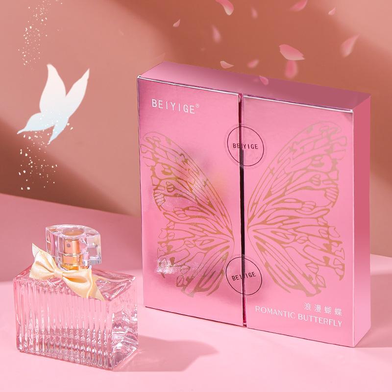 Парфюмерия прямые продажи BEIYIGE романтический парфюм бабочка женский подарочный набор легкий аромат стойкий аромат 50ml