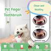 Hunde-Fingerbürste 6 Stück Weiche Silikonborsten Hunde-Zahnbürste zur Reinigung für Hundezähne