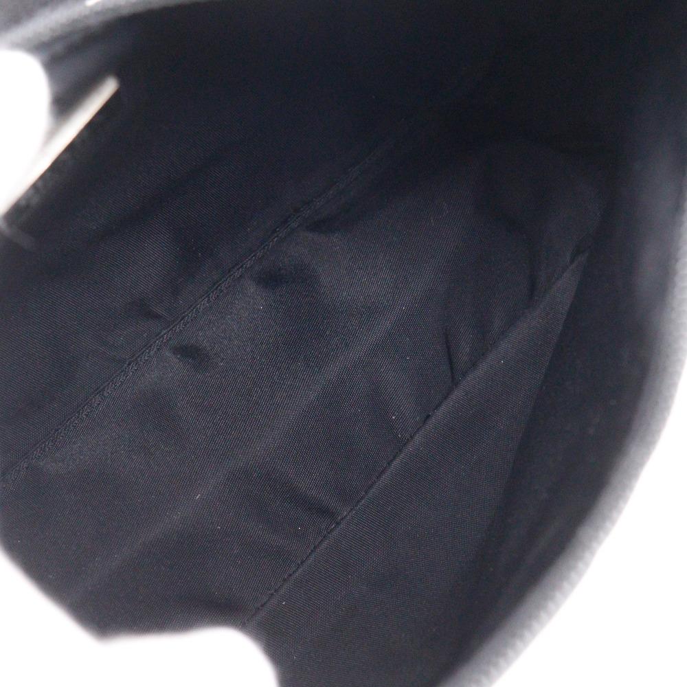 Prada Hobo Schultertasche MV515 Mini Handtasche schwarz Nylon Damen Gebraucht