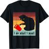 APZKNHDA I Do What I Want T-Shirt, Funny Cat Tip Over a Glass Tshirt, Novelty Kitty Kitten Graphic Tee T Shirt