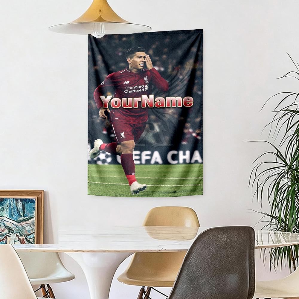 Liverpool Custom Your Name Wall Decor Tapestry Art For Pet Memorial Birthdaywedding Party Backdrop Family Gift
