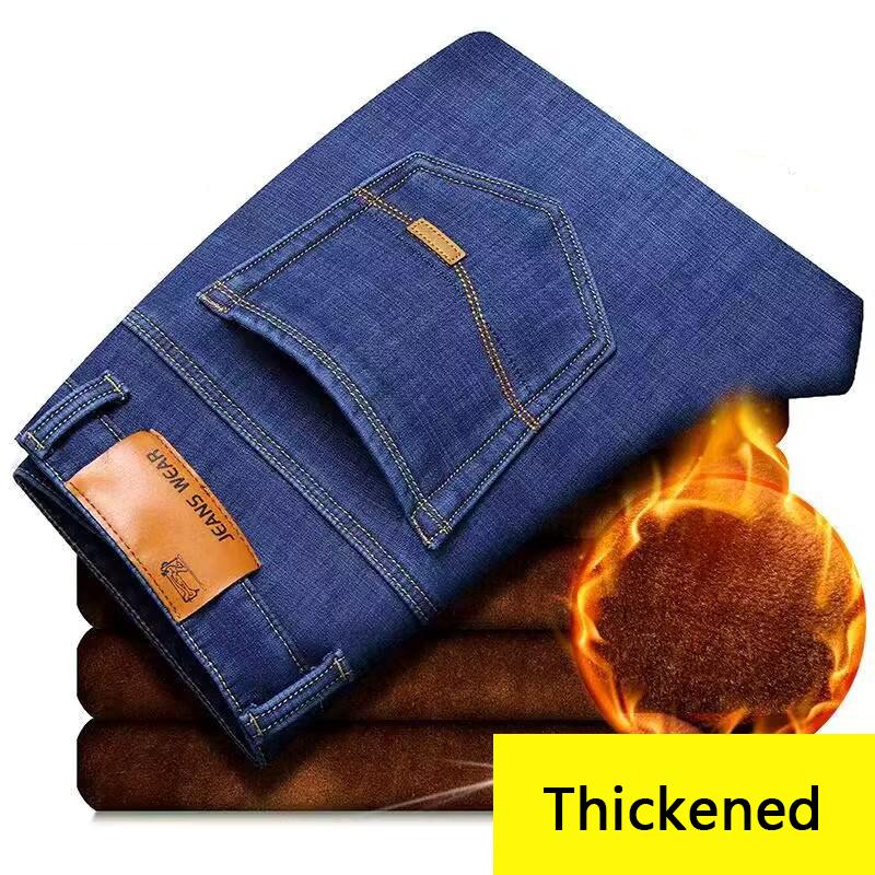 Jeans für Herren in Übergröße, gerade, lässig, lockere Hose