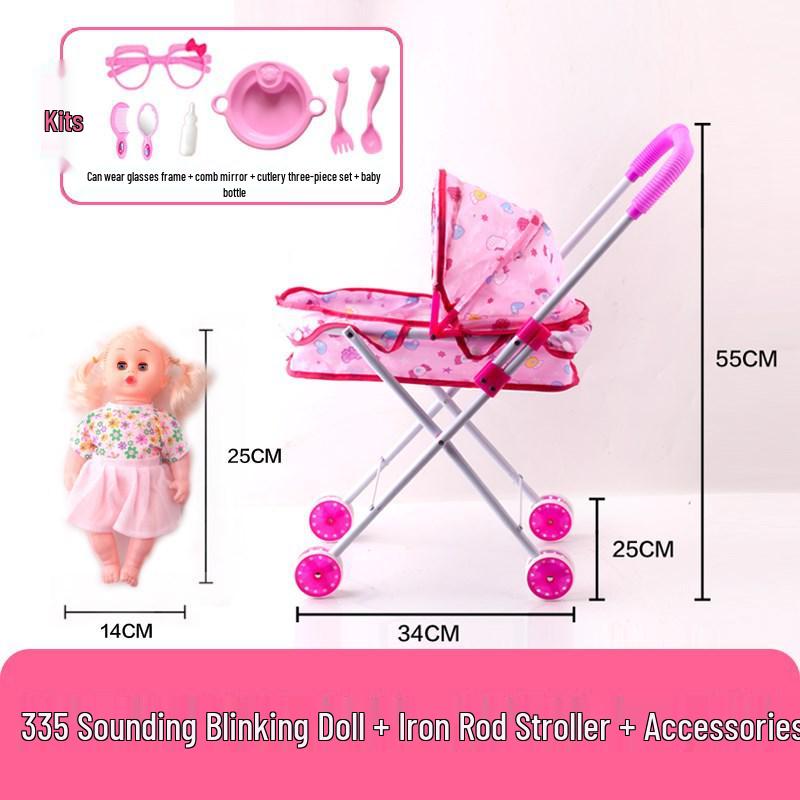 Dollhouse Stroller: Pretend Play Toy for Children