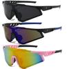Oversized Vintage Colorful Sunglasses Outdoor Sports Cycling Driving Sunglasses Men And Women Goggle Shades Uv400 Glasses