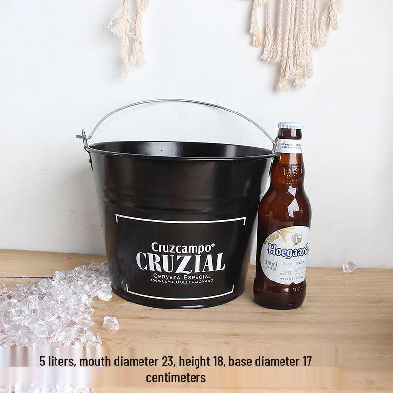 ZISIZ Creative Metal Ice Bucket