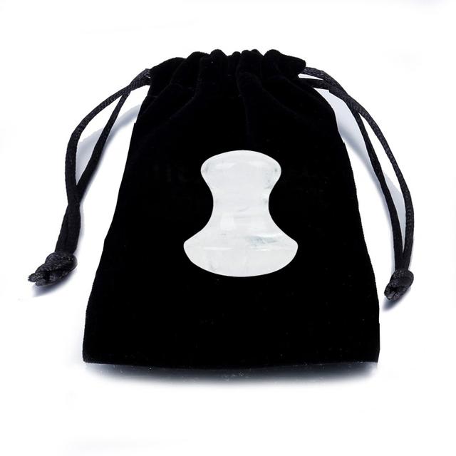 Natürliches Rosenquarz Gua Sha Schabmassagegerät Pilzform Kristall Guasha Stein Für Spa Entspannende Meditation Massagegerät
