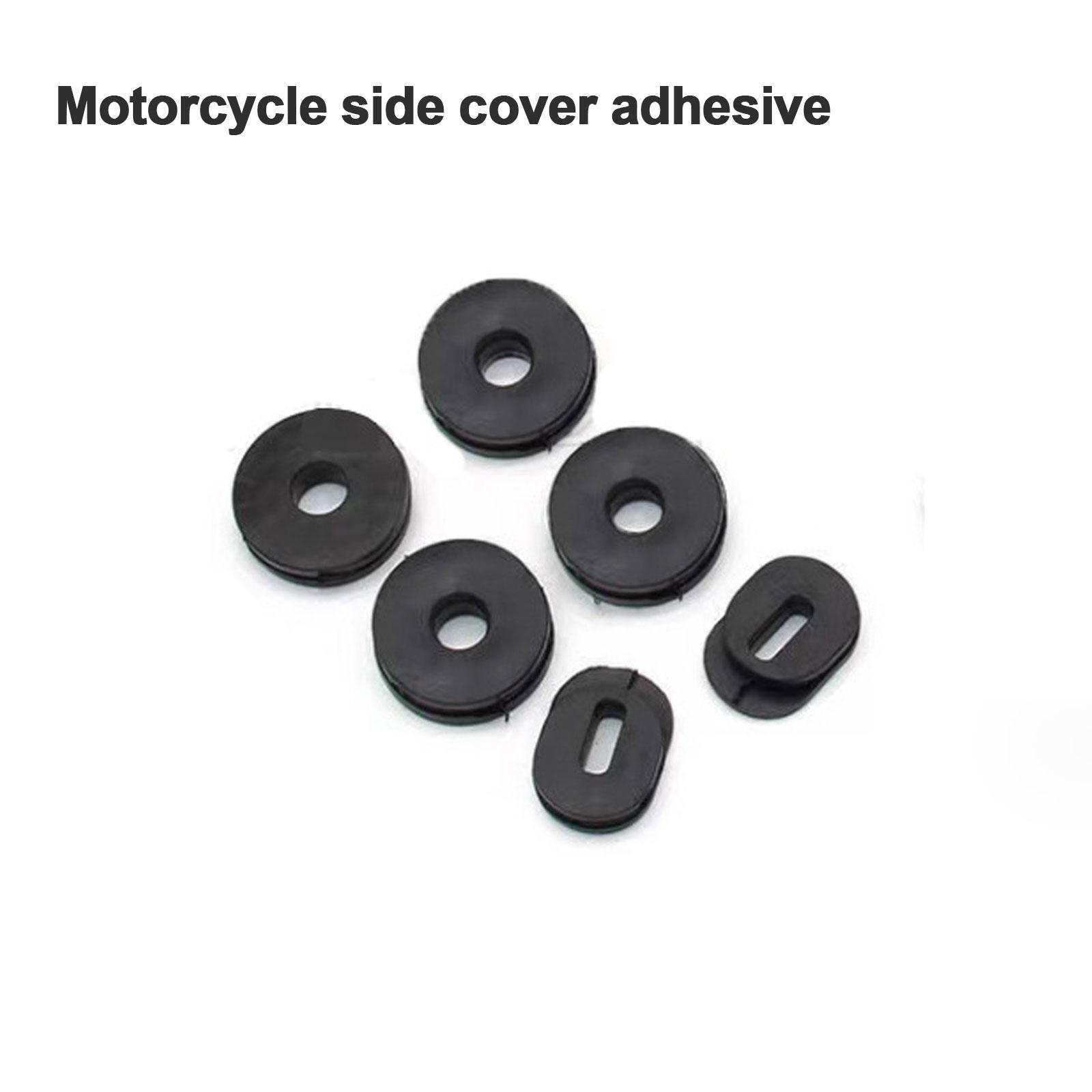 

6 шт. резиновая втулка для одной боковой панели обтекателя шайба для проводки кабеля прокладка резиновый уплотнитель набор для мотоцикла Honda