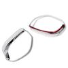 Rearview Mirror Cover Reversing Mirror Frame Chrome Rain Eyebrow Frame Decorative Sticker For Mitsubishi Outlander 2013-2018
