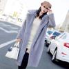 Imitation mink coat women's medium and long autumn and winter imitation mink velvet jacket women's large size thickened jacket loose suit collar