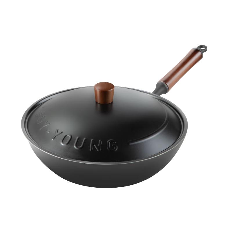 Joyoung Lightweight Titanium-Iron Non-stick Wok