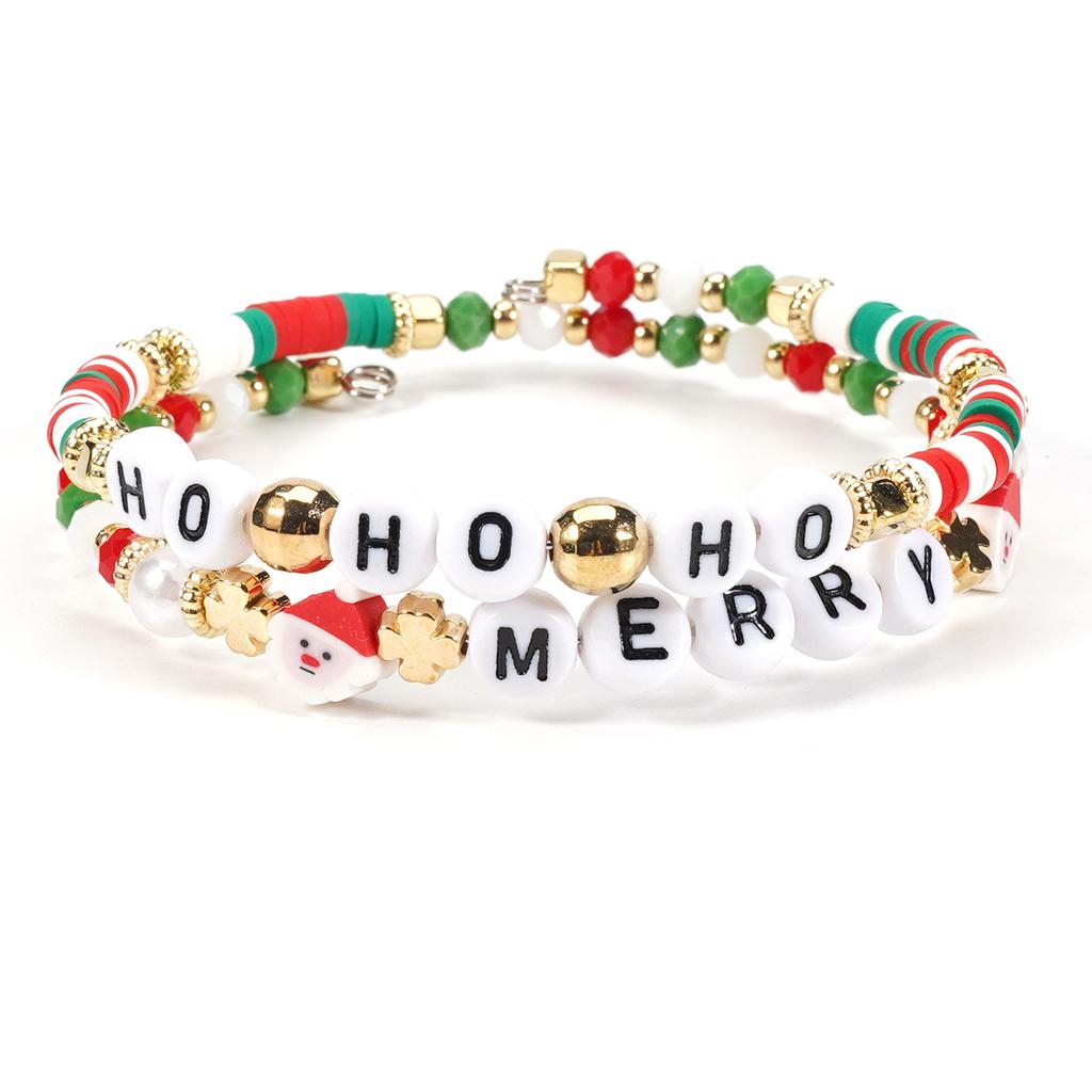 JYL TS Bracelet Bohemian Christmas  Bell Beads Ignites Joy