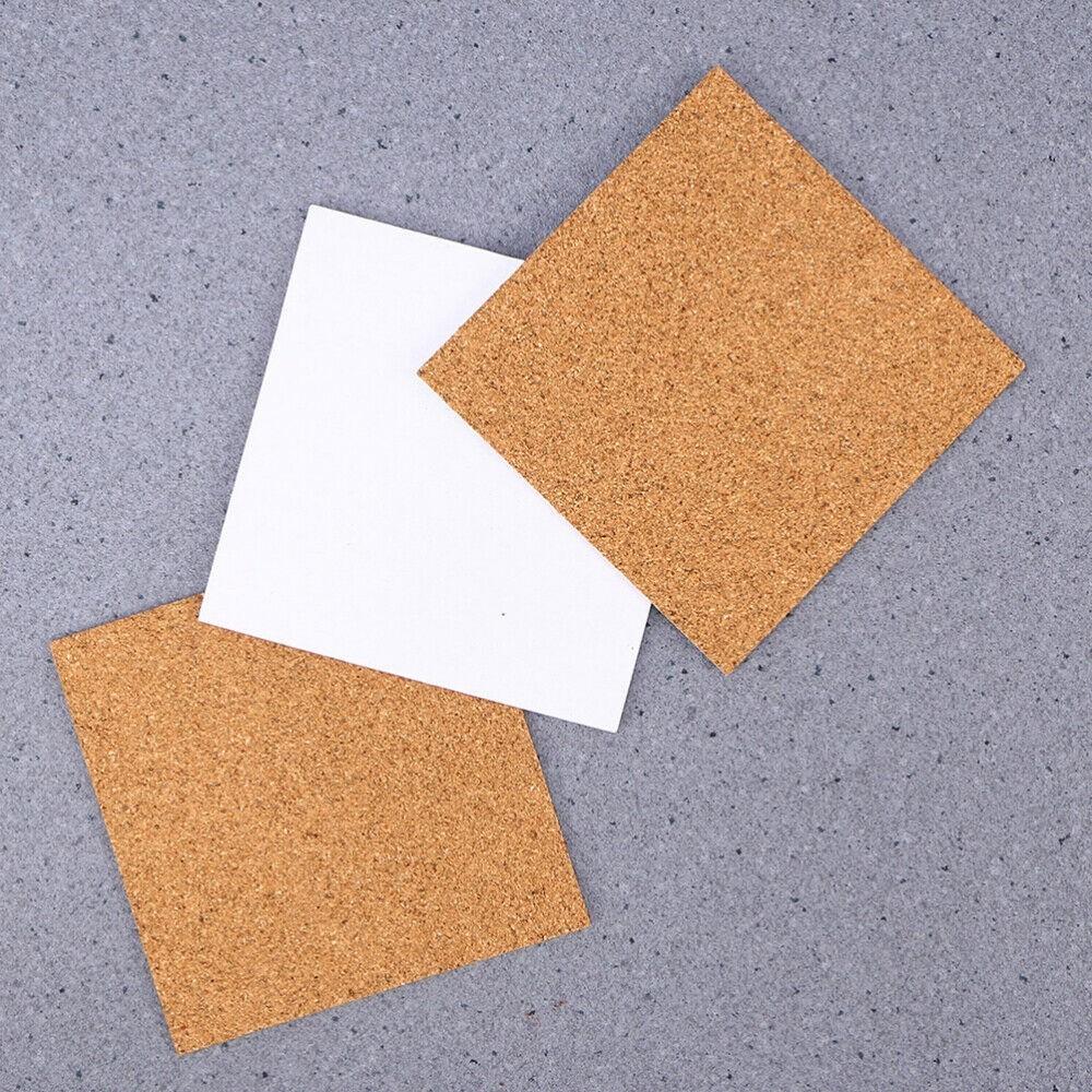 For Home Cork Mat Mat Self-adhesive Sheet Square Backing