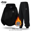 JEEP SPIRIT Men's 2025 Fleece-Lined Hooded Sweatshirt & Pants Set