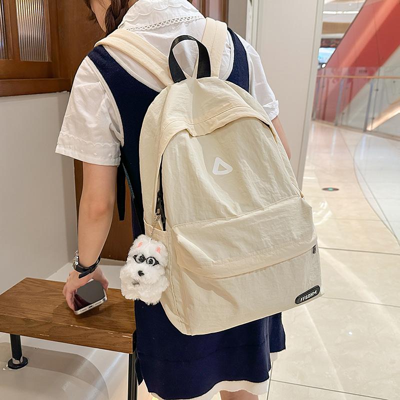 Junior High School Students Lightweight Schoolbag Women's Large Capacity Backpack