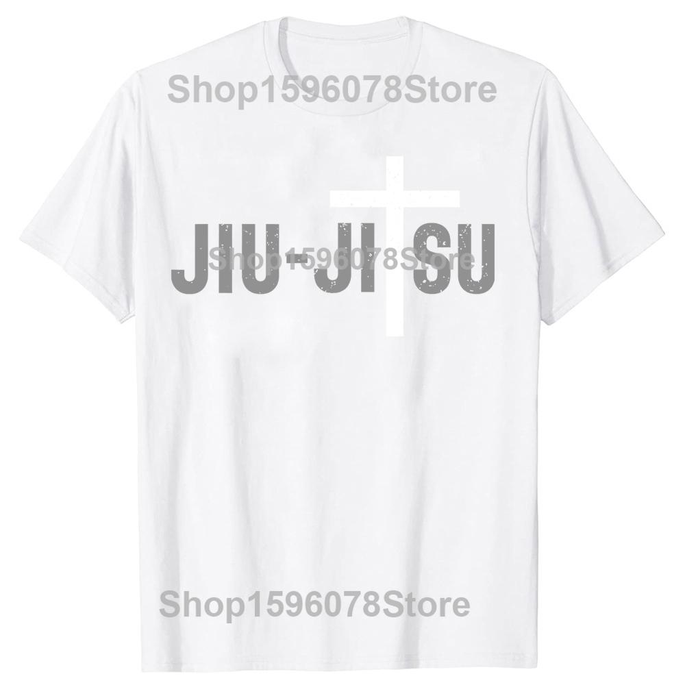 Funny Jiu Jitsu Christian TShirt Summer Men Women Clothing Fashion T Shirts Cotton Short Sleeve Oversized Tshirt Tops