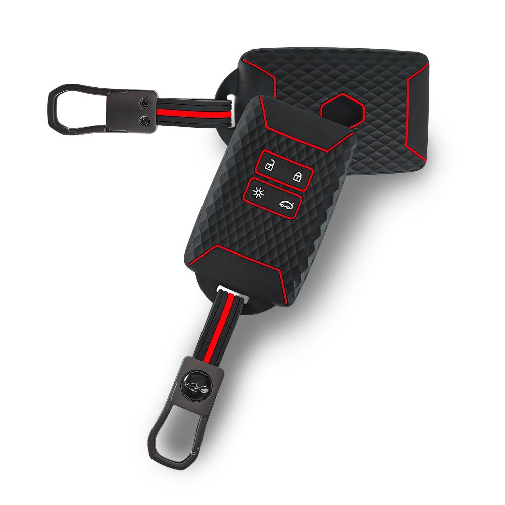 Silicone Car Key Case Cover for Dacia Duster Logan 3 Jogger Sandero for Renault Clio 5 Megane 4 Zoe Kadjar Captur Arkana Koleos