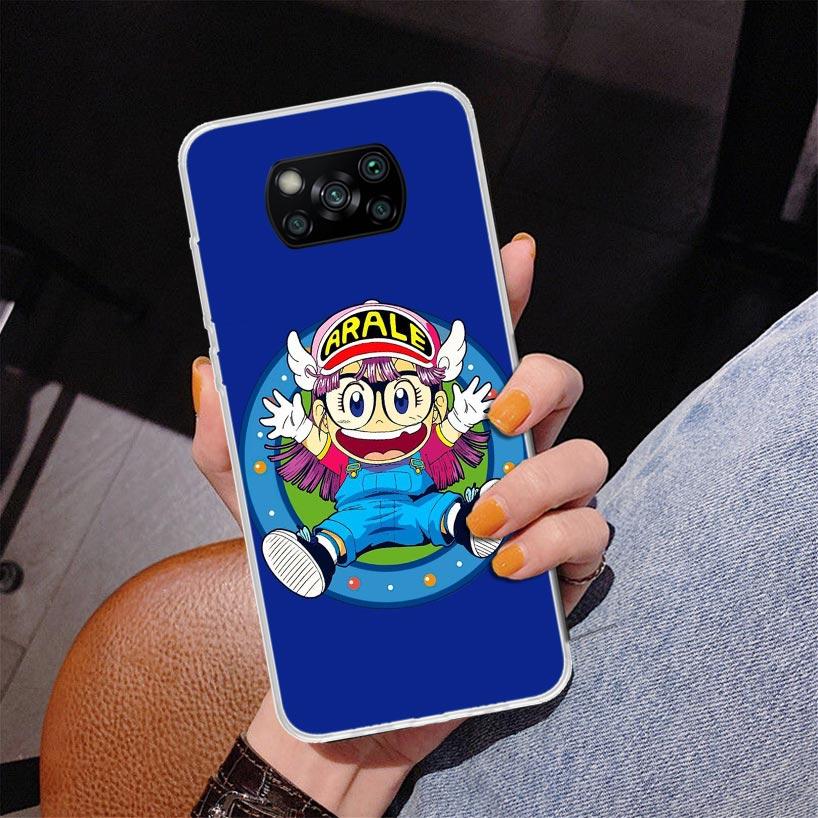 Dr Slump Arale Anime Phone Case For Xiaomi Poco X7 X6 X5 Pro F7 Ultra Redmi 15C 15 13C 13 12C 12 10 10A 10C 9 9A 9C 9T Cover Poc