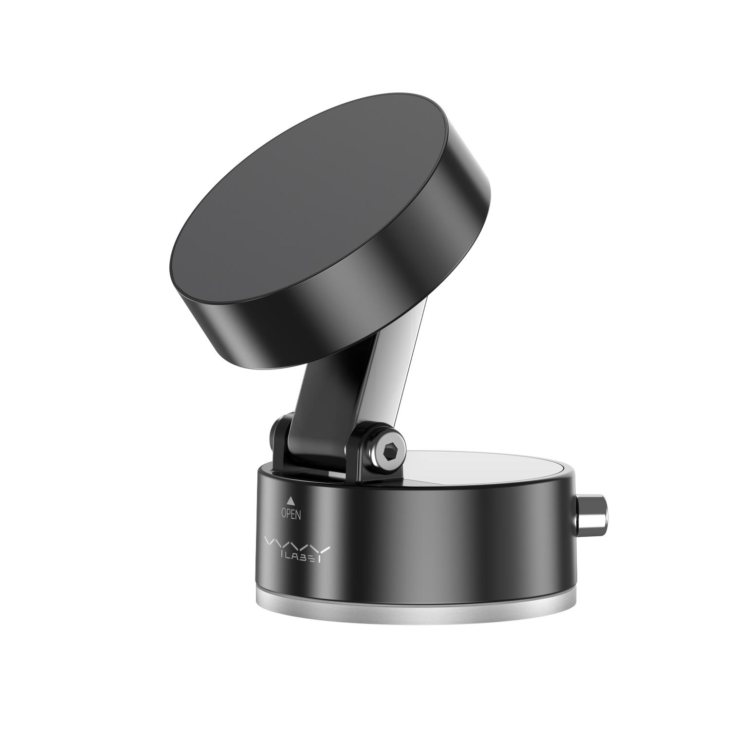 

Vyvylabs Магнитный вакуумный держатель Белый автомобильный держатель Складной изгибающийся магнитный автомобильный держатель для телефона с поворотом на 360° GPS-навигация Univers