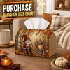 1pc European Woodland Tale Tissue Box - Multi-Functional Fall Napkin Dispenser, Two Sizes Available Made of Durable Polyester, Decorated with Dwarf Fi