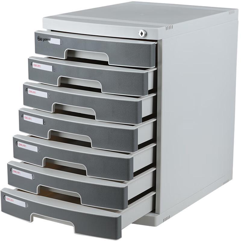 Deli Desktop File Cabinet with Lock