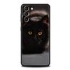 Black Cat Phone Case For Samsung Galaxy S25 S24 S23 S22 Ultra S20 S21 FE 5G S10 S9 Plus S10E Soft TPU Cover
