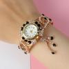 SOK Women's Retro Rhinestone Tassel Bracelet Watch - Trendy European, American, and Korean Style