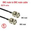 RG174 BNC Male to Female RF Coaxial Extension Cable for Wireless Microphone Antenna