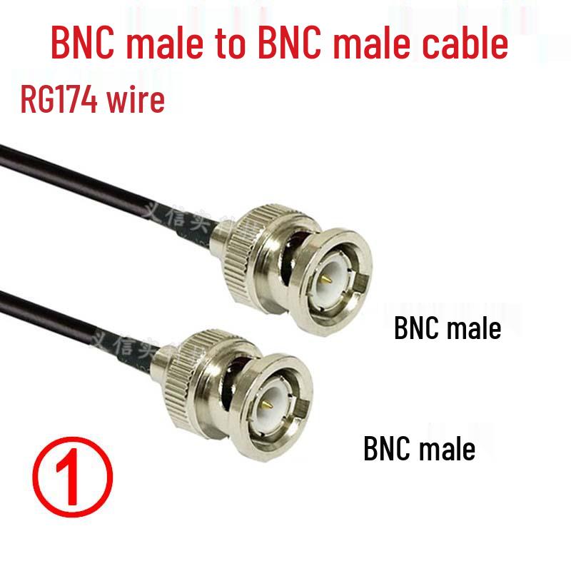 RG174 BNC Male to Female RF Coaxial Extension Cable for Wireless Microphone Antenna