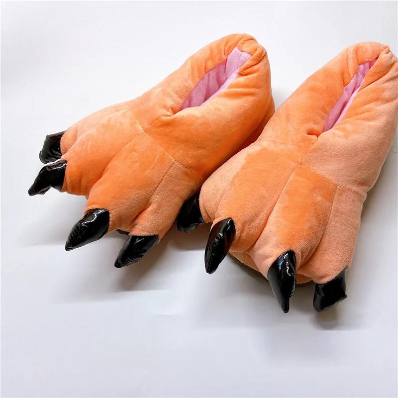 Осенне-зимняя хлопковая обувь с рисунком лапы динозавра — фото 11