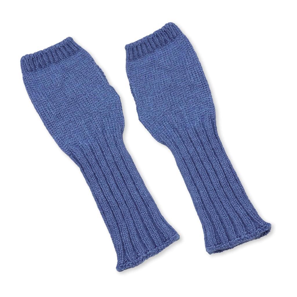 HASEGAWA Wool Silk Cashmere Hand Warmer in [Made Japan] (Blue)