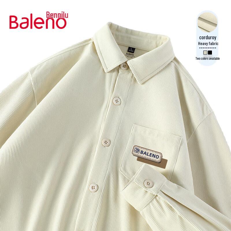 

Baleno Men s Corduroy Long-Sleeve Shirt XL