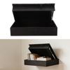 Zwevende plank met geheim compartiment Zwart Veelzijdig Houten Zwevend   voor Decoratieve Items Parfums Verzamelingen