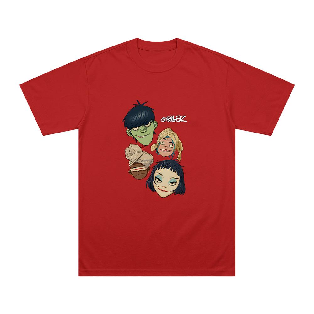 The Mountain Heads TShirt Gorillazs Graphic Tshirts Unisex Women Fashion Vintage Oversized Unisex High Quality Soft Cotton Tops S