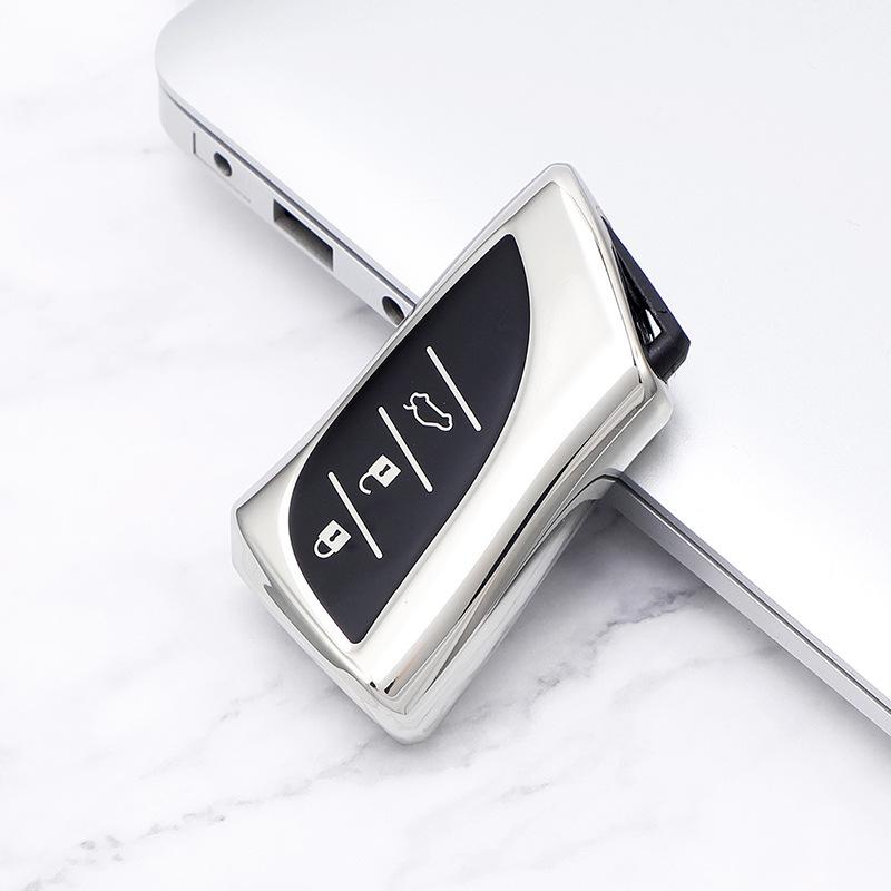 

ТПУ Чехол для ключа-пульта автомобиля для Lexus NX ES UX US RC LX GX IS RX 200 250h 350h LS 450h 260h 300h UX200 Оболочка Брелок Аксессуары белый