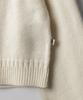 DICKIES Embossed Logo Pullover Crop Knit Cream