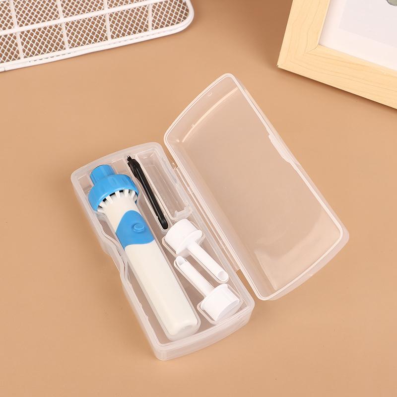 Electric Ear Cleaner Soft Head Cleaner Children And Adults Electric Earwax Suction Luminous Ear Pick Ear Spoon one size