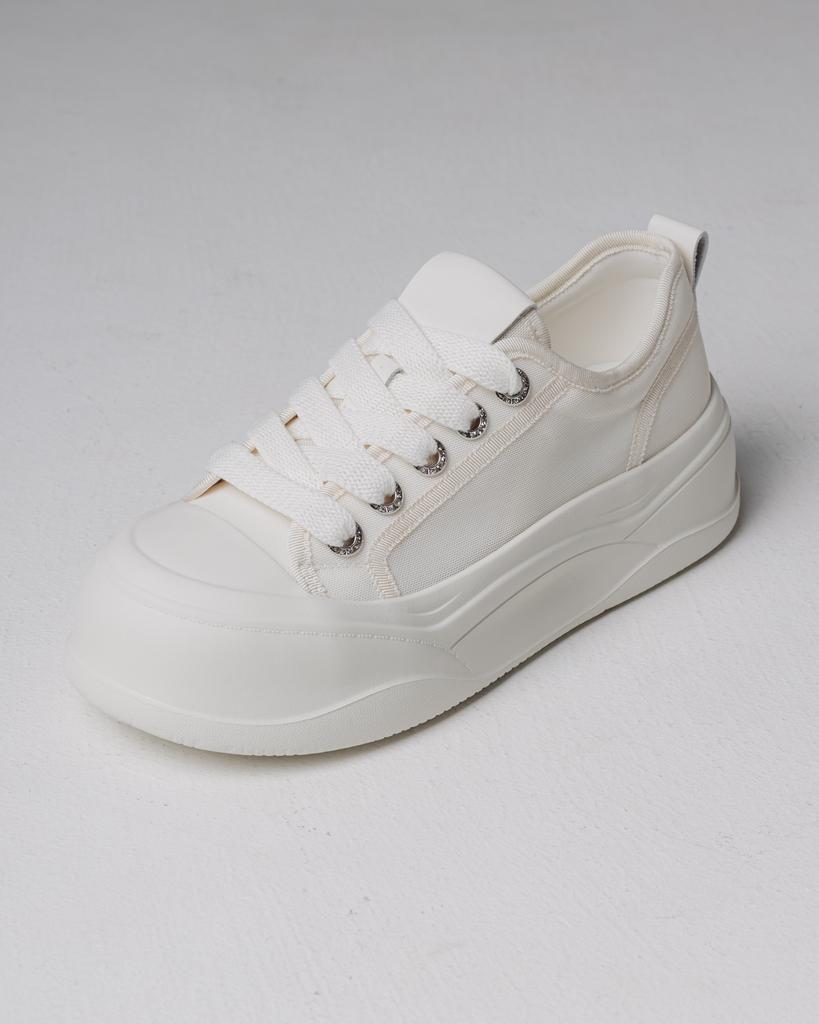 Кроссовки на платформе Suny Liana 2281 36 молочные текстиль