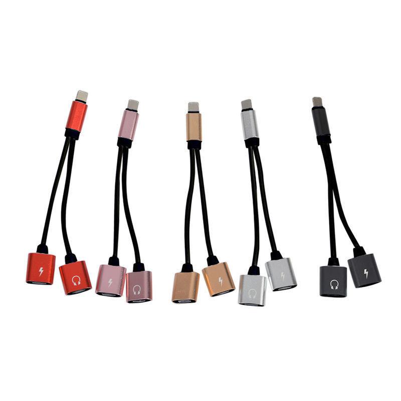 Lightnin Dual 2in1 Adaptateur Chargeur Audio Splitter Separateur Câble Iphone