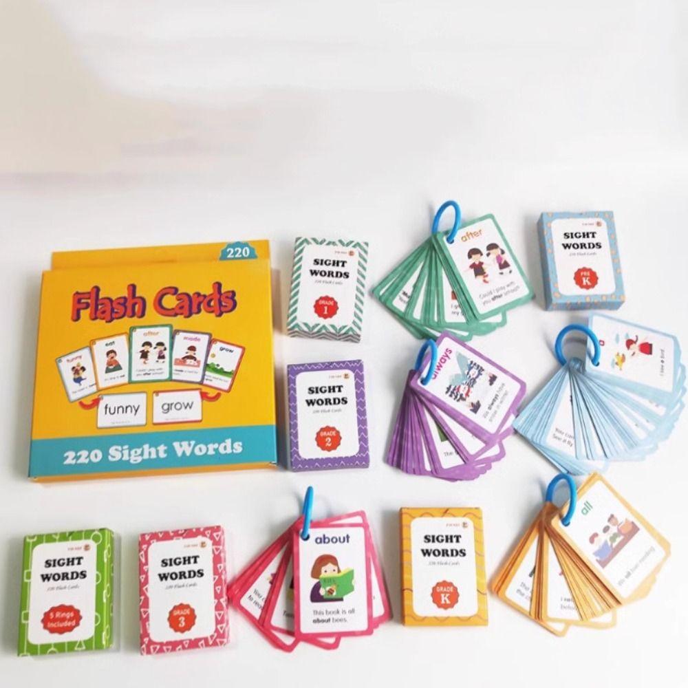 Word Recognition Cards Cards Sight Word Games Early Baby Flash Cards  Party Favor Gift