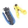 Coaxial Cable Crimping Pliers Combination Tool Adjustable Portable Coax Stripper Crimper Tool Kit