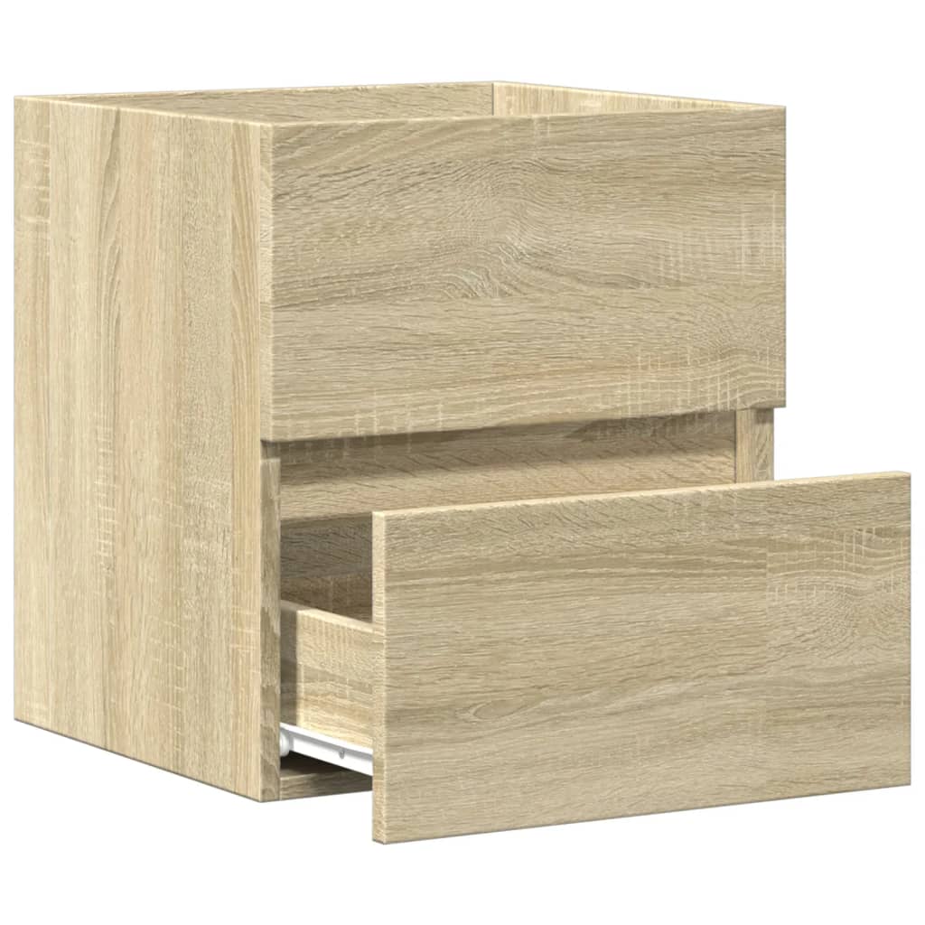 Bathroom Vanity Cabinet in Sonoma Oak 41 x 38.5 x 45 cm Particleboard