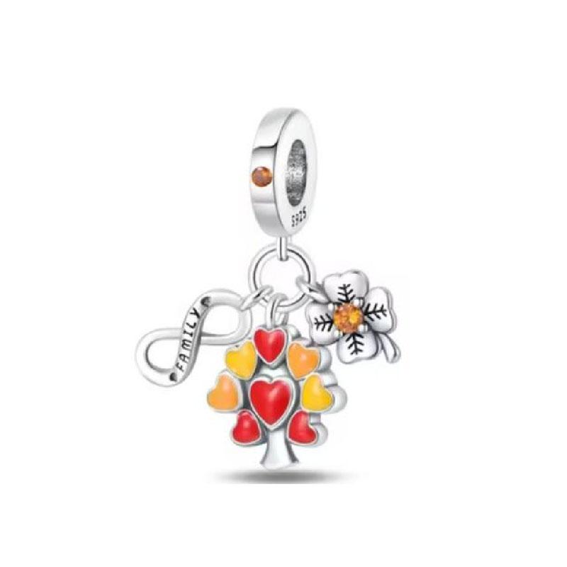 Europe Copper Bottle Moon Star Charm Fit Original Bracelet Jewelry Beauty Pendant Sparkling Lion Bead Dangle