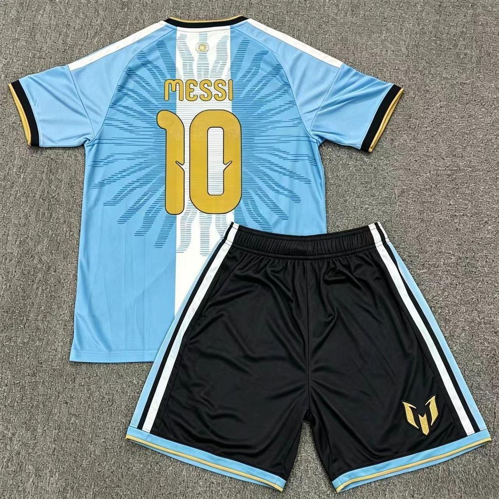 Bedrucktes Oversize-Polyester Messi 10 Grün