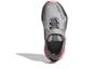 adidas 4Uture Rnr El K Cushioning Support Low Top Kids' Running Shoes Gray Pink Kids' FV2786